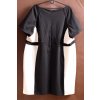 Dámské černo-bílé luxusní zimní šaty / Simply Be / XXXXL+ (60) / ANGLIE