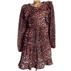 Dámské hnědo-bílo-černé šaty s leopardím vzorem / Asos / XXXL (48) / ANGLIE