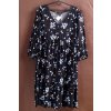 Dámské černo-modro-bílé šaty s květinovým vzorem / New Look / XXXL (48) / ANGLIE