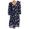 Dámské černo-modro-bílé šaty s květinovým vzorem / New Look / XXXL (48) / ANGLIE