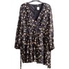 Dámské černo-žluto-zelené vzorované šaty / BooHoo / XXXL (50) / ANGLIE
