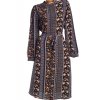 Dámské černo-bílo-žluté vzorované šaty / Vero Moda / XXXL (50) / ANGLIE