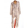 Dámský béžovo-modro-hnědý overal s hadím vzorem / Pink Clove / XXXL (50) / ANGLIE