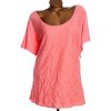 Dámská růžová halenka s krajkou / Being Casual / XXXL (50) / ANGLIE