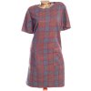 Dámské červeno-modré kárované šaty / s krátkým rukávem / Next / XXL (46) / ANGLIE