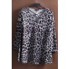 Dámská šedo-černá tunika s leopardím vzorem / YOURS / XXL (46) / ANGLIE