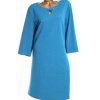 Dámské petrolejové šaty s třpytkami / BONMARCHÉ / XXXL (50) / UK 22 / ANGLIE
