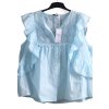 Dámská světle modrá košilová halenka s krajkou / NEXT / XXL (46) / UK 18 / ANGLIE
