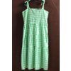 Dámské zeleno-bílé kostkované šaty / STUDIO / XXXL (48) / UK 20 / ANGLIE