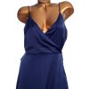 Dámské luxusní tmavě modré šaty s rozparkem / STYLE CHEAT / XXL (46) / UK 18 / ANGLIE