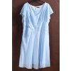 Dámské světle modré šaty / BOOHOO / XXXXL (52) / UK 24 / ANGLIE