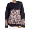 Dámská černo-hnědá leopardí halenka / XXXXL (54) / UK 26 / ANGLIE