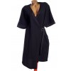 Dámské černé zavinovací šaty  / LOVEDROBE / XXXXL (52) / UK 24 / ANGLIE