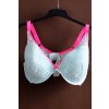 Dámská modro-růžová podprsenka / GEORGE /  košíček 85H/ UK 38G / ANGLIE