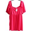 Dámské tmavě růžové šaty / PRIMARK / XXXL (50) / UK 22 / ANGLIE