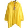 Dámská žlutá elastická halenka / LOVE SARAH / / XL-XXL (42/44/46) / prsa do max . 120 cm  / MODA ITALY