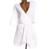 Dámský bílý overal s páskem / BOOHOO / XXXXL (54) / UK 26 / ANGLIE