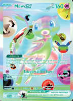 Pokémon 30th Celebration Mew ex 158/128 Futuristic Rare