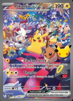 Pokémon 30th Celebration Pikachu ex 150/128 Special Illustration Rare