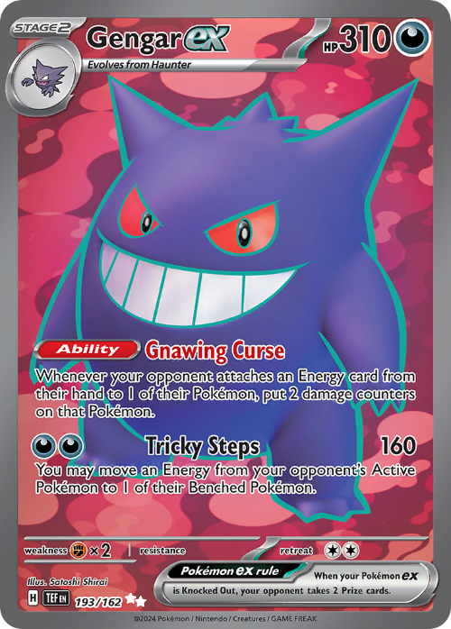 Gengar ex 193/162 Ultra Rare – Pokémon Temporal Forces