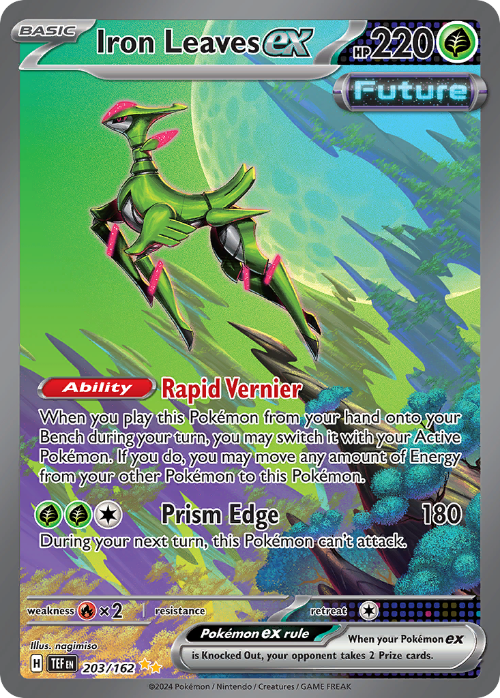 Iron Leaves ex 203/162 Special Illustration Rare – Pokémon Temporal Forces
