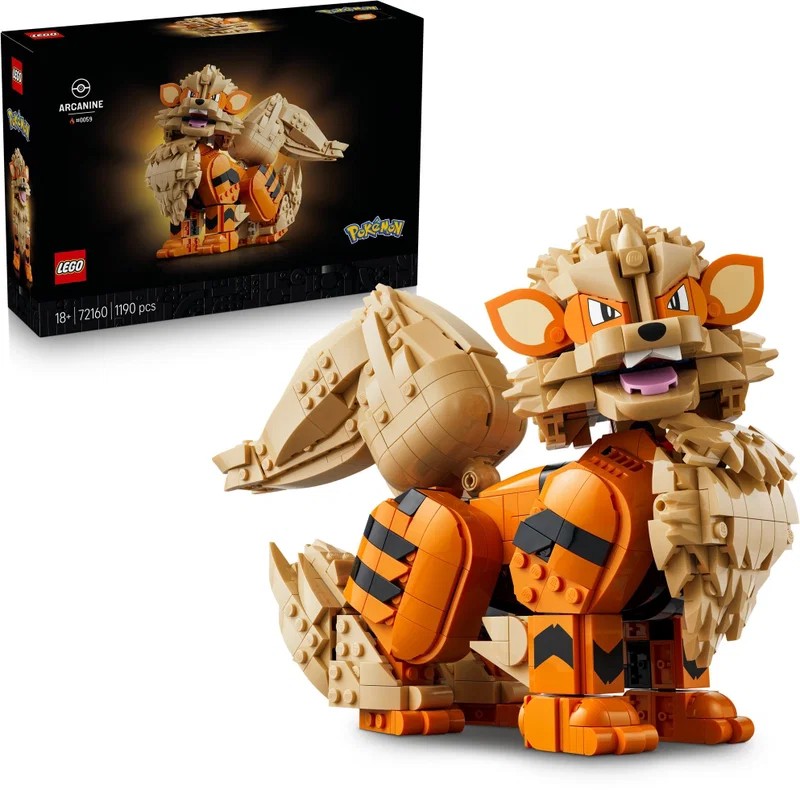 LEGO Pokémon 72160 Arcanine – říjnová hlavní výhra