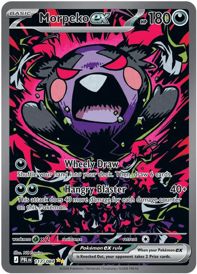 Morpeko ex Special Illustration Rare 117/084 z Pokémon Pitch Black