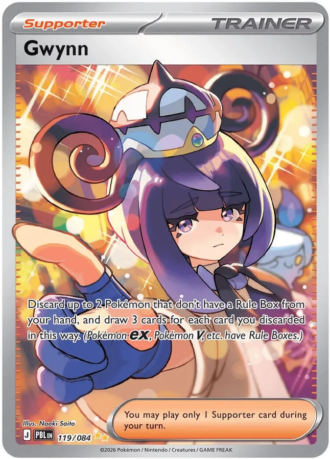 Gwynn Special Illustration Rare 119/084 z Pokémon Pitch Black