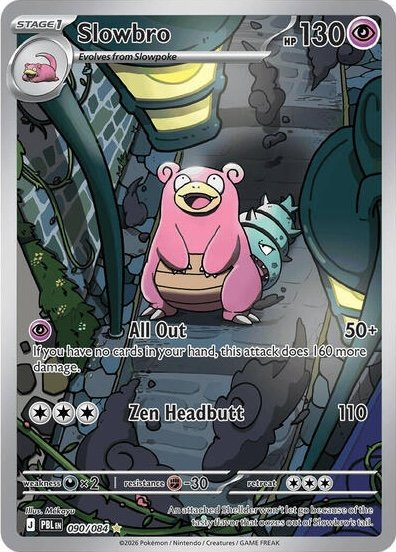 Slowbro Illustration Rare 090/084 z Pokémon Pitch Black