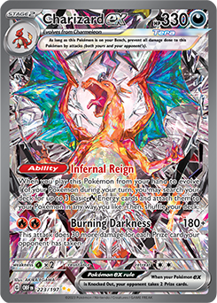 Charizard ex Special Illustration Rare 223/197 z Pokémon Obsidian Flames