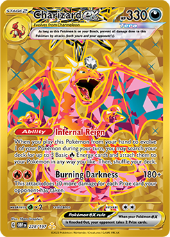 Charizard ex Hyper Rare 228/197 z Pokémon Obsidian Flames