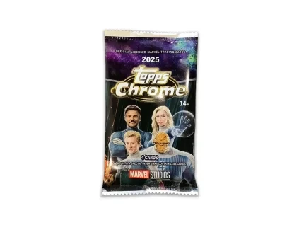 Topps Marvel Studios Chrome 2025 Booster Pack – 4 karty