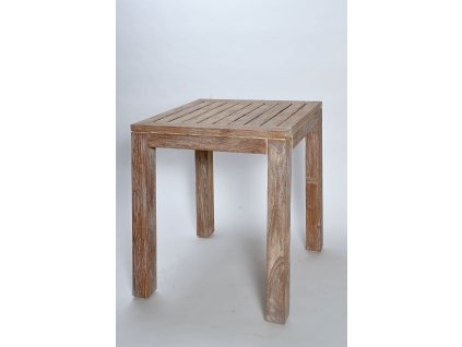 Teakový jídelní DINING stůl 70x70cm (2)
