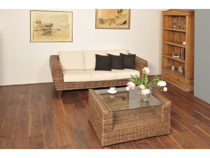 TONDANO pohovka XL - černý ratan OLD sofa