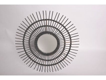Ratanové zrcadlo sluníčko o průměru 110cm
