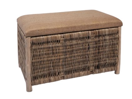 Ratanová truhla s polstrováním VELKÁ