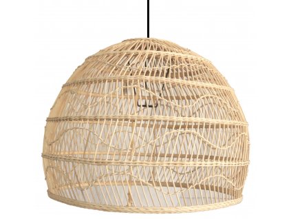 21066 ratanovy lustr prirodni vc privodniho kabelu maly