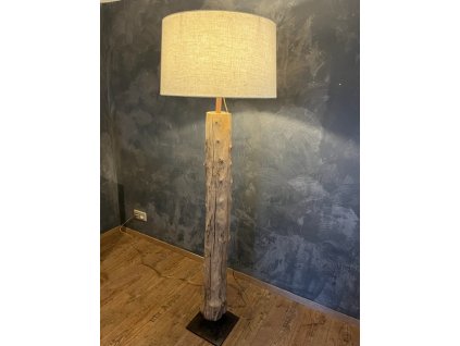 Podstava k lampě- dřevo