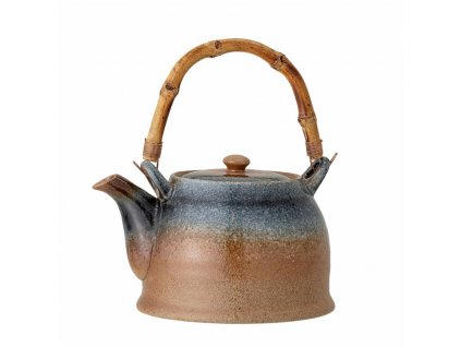 3blue porcelan teapot