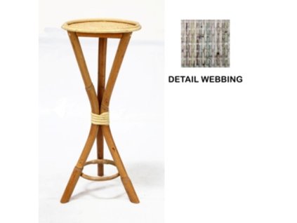 Ratanová stojan na kytky nižší