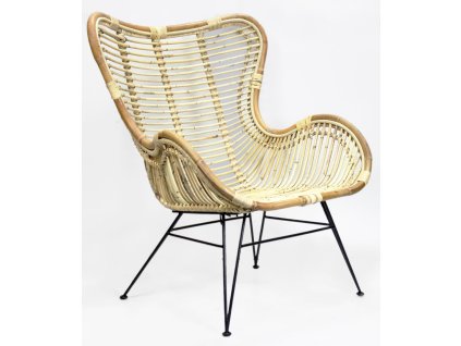 Ratanové křeslo EGG medium přírodní