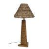 Dřevěná lampa PHUKET, vč. stínidla