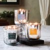 Rain, Balsam Fir and Fresh Lemon Mercury Glass Candles Glam
