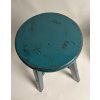 stolička kulatá tyrkys