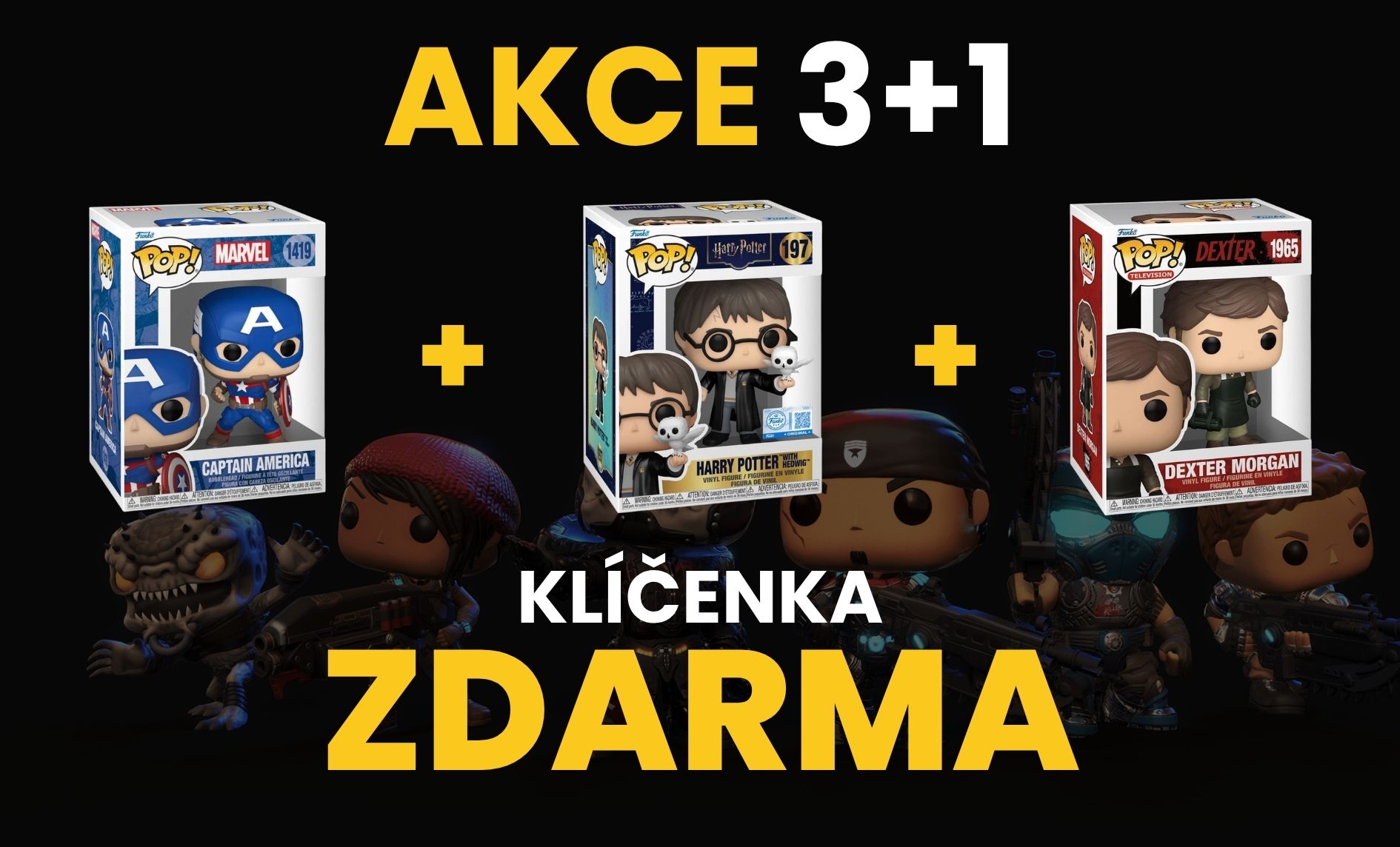 3+1 Klíčenka zdarma