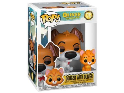 Funko POP! 1705 Oliver & Company - Dodger With Oliver