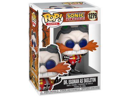 Funko POP! 1279 Games: Sonic The Hedgehog - Dr. Eggman As Skeleton