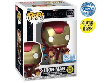 Funko POP! 1555 Marvel Infinity Saga - Iron Man Special Glows In The Dark Edition