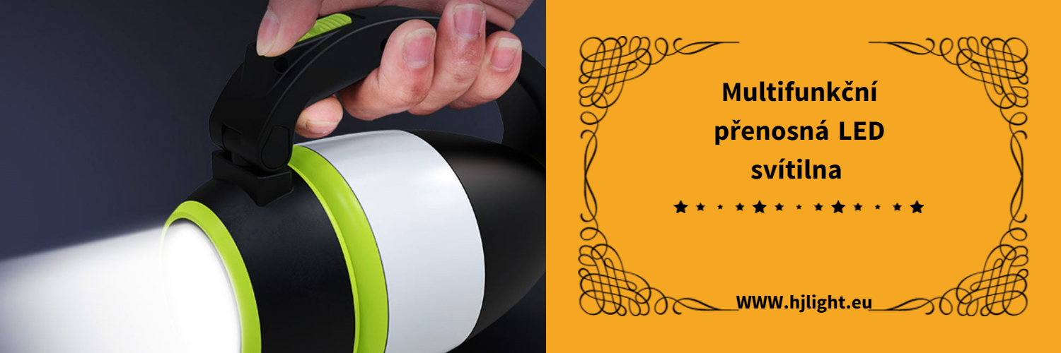 Multifunkční přenosná LED svítilna
