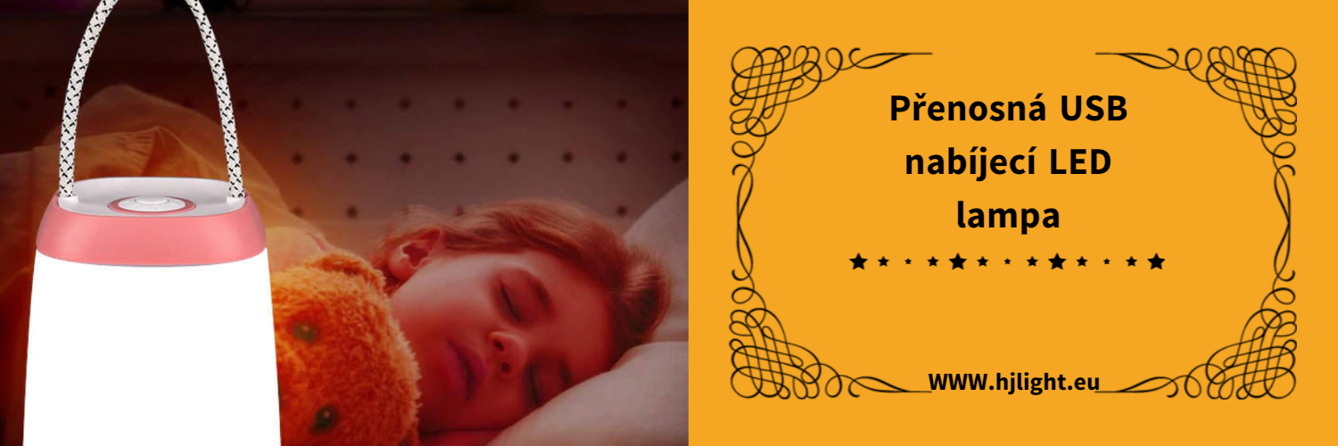 Přenosná USB nabíjecí LED lampa